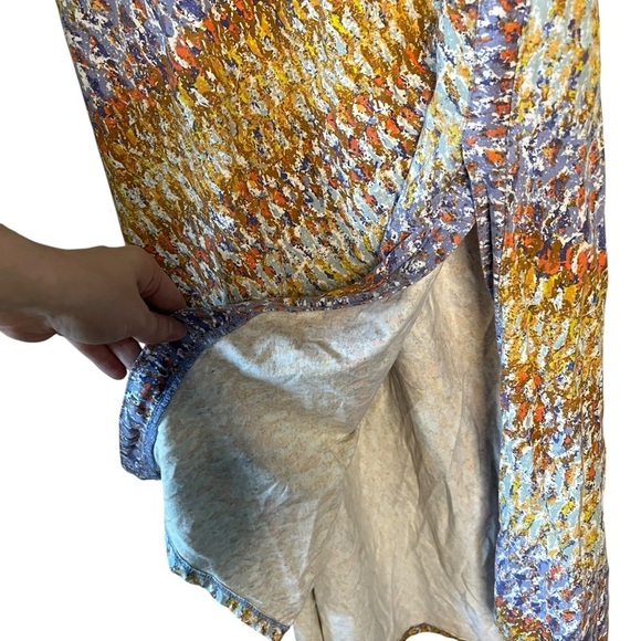 ANTHROPOLOGIE Daily Practice Purple Motiff Treasure Dress Womens XL Sleeveless - Picture 4 of 8